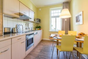 Küche der Ferienwohnung 1 für 4 Personen
