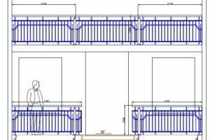 Entwurf Veranda für die Ferienwohnung 1