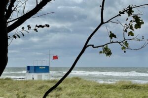 Sturm am Ostseestrand